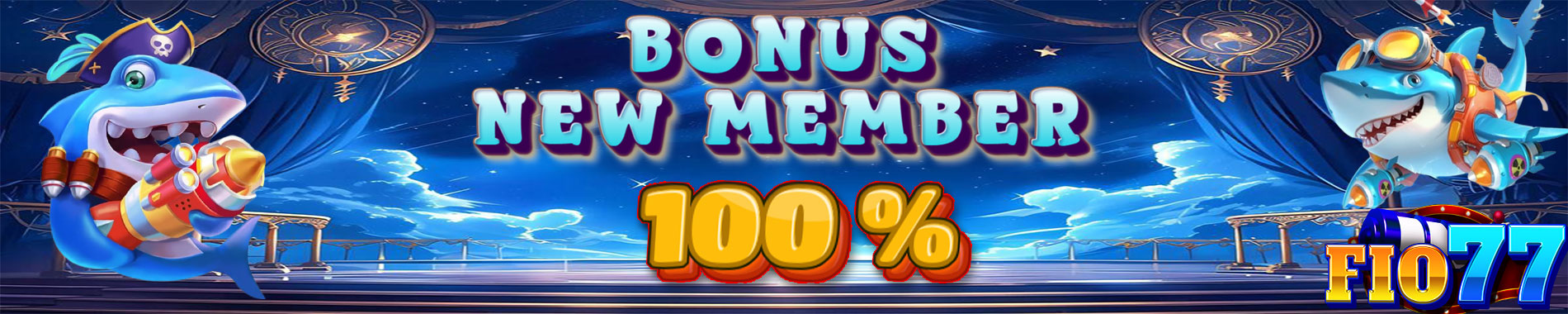 Bonus New Member 100%